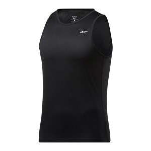 Maillot de Corps sans Manches pour Homme Reebok Essentials Noir