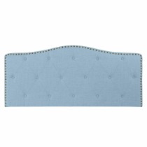 Kopfende des Betts DKD Home Decor Blau Beige Celeste Kautschukholz 146 x 6 x 68 cm