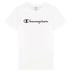 Damen Kurzarm-T-Shirt Champion Big Script Logo 