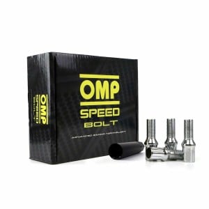 Set Muttern OMP 27 mm Silber 20 uds M12 x 1,50