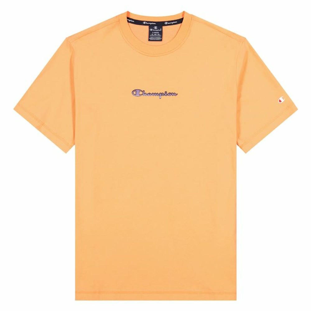 Kurzarm-T-Shirt Champion Crewneck M Orange