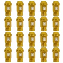 Set Nuts OMP 7075 Yellow 20 uds M14 x 1,25