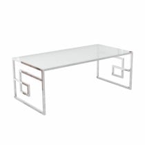 Beistelltisch DKD Home Decor Kristall Metall Silber (120 x 60 x 45 cm)