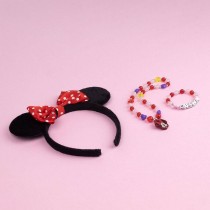 Ensemble d'accessoires Minnie Mouse Multicouleur 3 Pièces