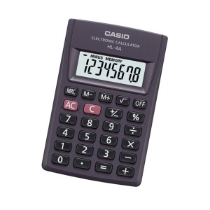 Calculatrice Casio HL-4A Gris Résine 8 x 5 cm