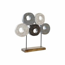 Figurine Décorative DKD Home Decor Multicouleur Fer Cercles (49 x 10 x 47 cm)