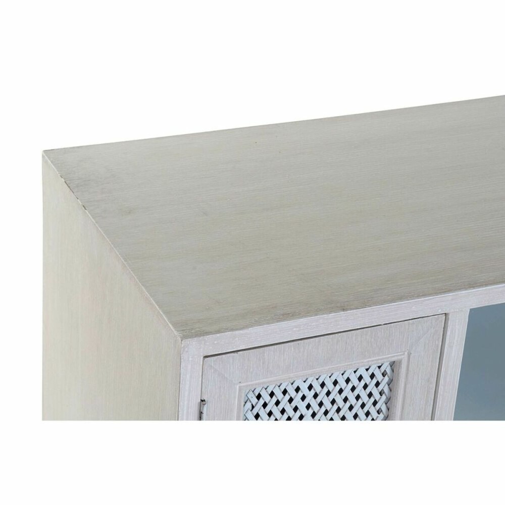 Meubles de télévision DKD Home Decor Blanc Bois MDF (110 x 61 x 41 cm)