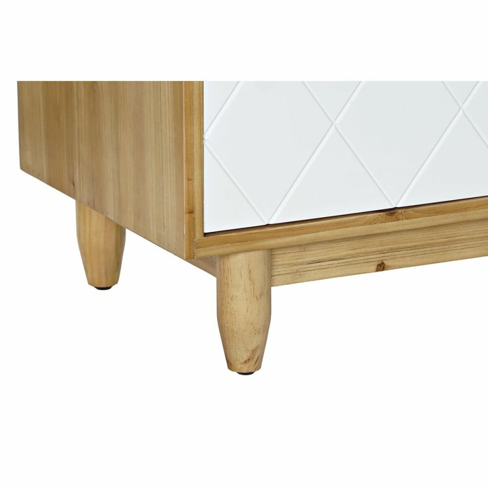 Meubles de télévision DKD Home Decor Marron 140 x 38 x 53 cm Sapin Blanc