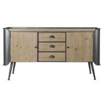 TV furniture DKD Home Decor 144 x 47 x 76 cm Natural Grey Metal