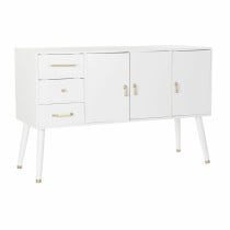 Sideboard DKD Home Decor   White Cream Natural Metal Paolownia wood 120 x 40 x 78,5 cm