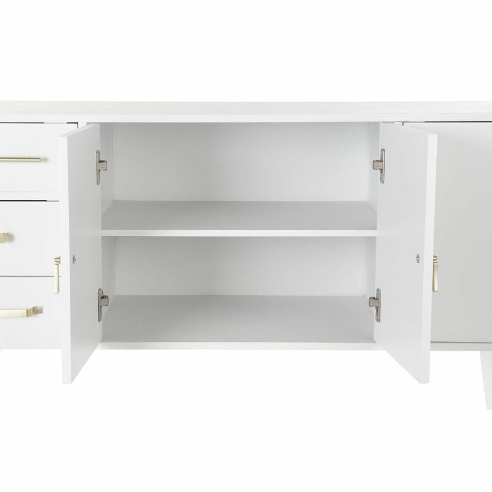 Buffet DKD Home Decor   Blanc Crème Naturel Métal Bois de paulownia 120 x 40 x 78,5 cm