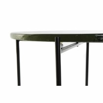 Table d'appoint DKD Home Decor Verre Noir Métal Moderne (50 x 50 x 42 cm)