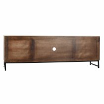 TV-Möbel DKD Home Decor 180 x 40 x 60 cm Schwarz Metall Weiß Mango-Holz