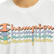 Short Sleeve T-Shirt Champion Crewneck White