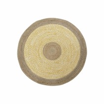 Carpet DKD Home Decor Brown White Yellow (200 x 200 x 1 cm)