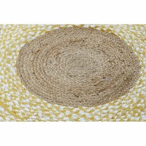 Teppich DKD Home Decor Braun Weiß Gelb (148 x 148 x 1 cm)