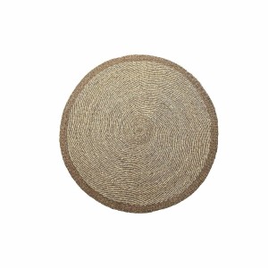 Teppich DKD Home Decor Beige (150 x 1 x 150 cm)