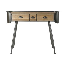 Console DKD Home Decor Grey Natural Metal Fir 103 x 38 x 82,5 cm