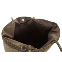 Sac de plage DKD Home Decor Marron Vert Beige Menthe Fibre 43 x 10 x 28 cm (2 Unités)