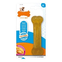 Beißring für Hunde Nylabone S Huhn Thermoplastischer Kunststoff