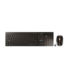 Tastatur mit Maus Cherry JD-9100ES-2 Schwarz Qwerty Spanisch