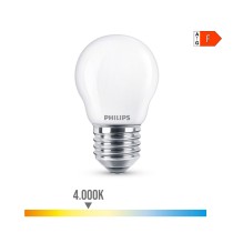 LED lamp Philips White F 40 W 4,3 W E27 470 lm 4,5 x 7,8 cm (4000 K)