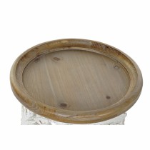 Beistelltisch DKD Home Decor Tanne natürlich Metall Weiß 30 x 40 cm Holz MDF 43 x 43 x 57 cm