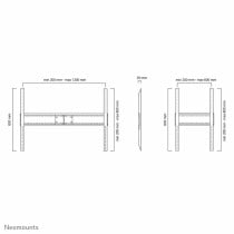 Support de TV Neomounts LFD-W1500            60-100" 150 kg