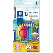 Watercolour Pencils Staedtler Noris 12 Pieces Multicolour (10 Units)