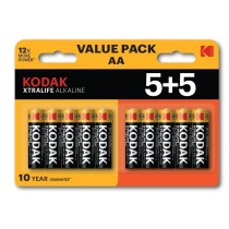 Batteries Kodak XTRALIFE 1,5 V (10 Unités)