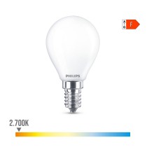 LED-Lampe Philips F 40 W 4,3 W E14 470 lm 4,5 x 8,2 cm (2700 K)