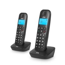 Kabelloses Telefon SPC Internet 7302N AIRPRODUO Schwarz