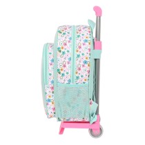 School Rucksack with Wheels Peppa Pig Cosy corner Blue 26 x 11 x 67 cm