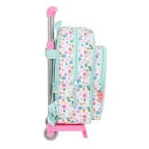 School Rucksack with Wheels Peppa Pig Cosy corner Blue 26 x 11 x 67 cm