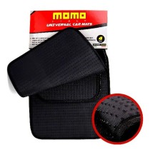 Car Floor Mat Set MOMO MOMLCM015BW White/Black 4 uds