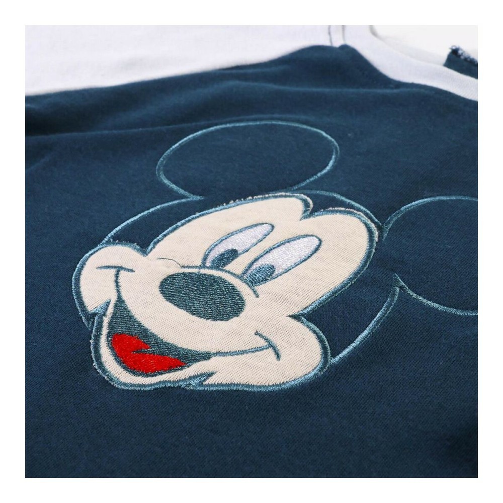 Baby's Long-sleeved Romper Suit Mickey Mouse Blue