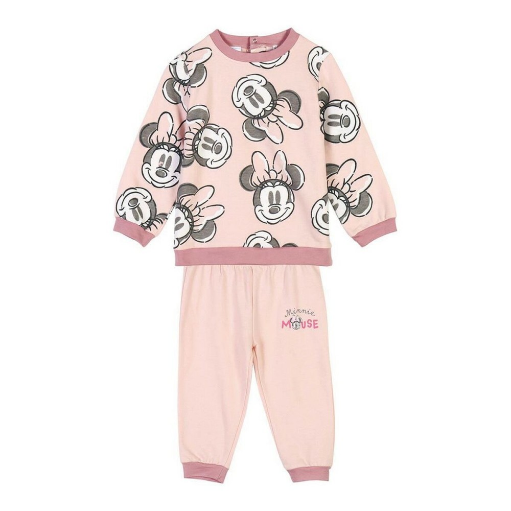 Children’s Tracksuit Minnie Mouse Pink Ocre