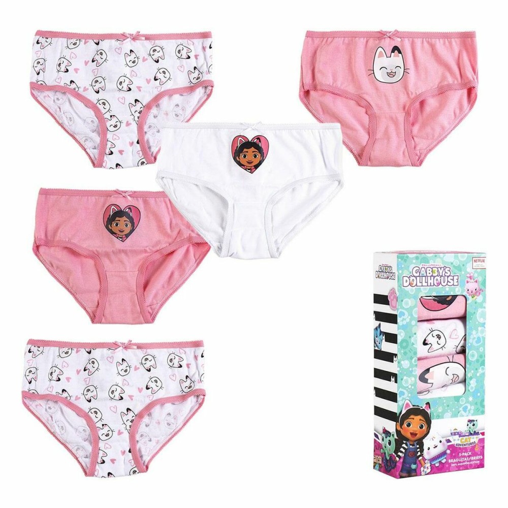 Pack of Girls Knickers Gabby's Dollhouse 5 Units Multicolour