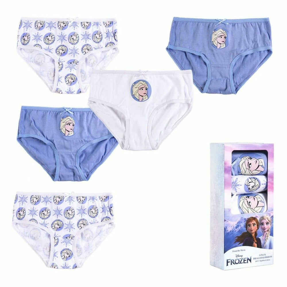 Pack of Girls Knickers Frozen 5 Units Multicolour