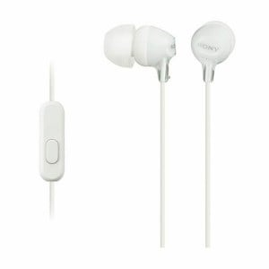 Kopfhörer mit Mikrofon Sony MDREX15APW.CE7 in-ear Weiß