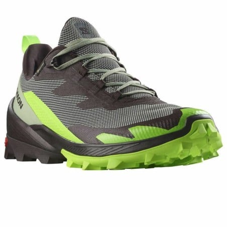 Chaussures de Sport pour Homme Salomon Cross Over 2 Gore-Tex Vert citron