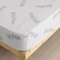 Fitted sheet Harry Potter White Grey Super king