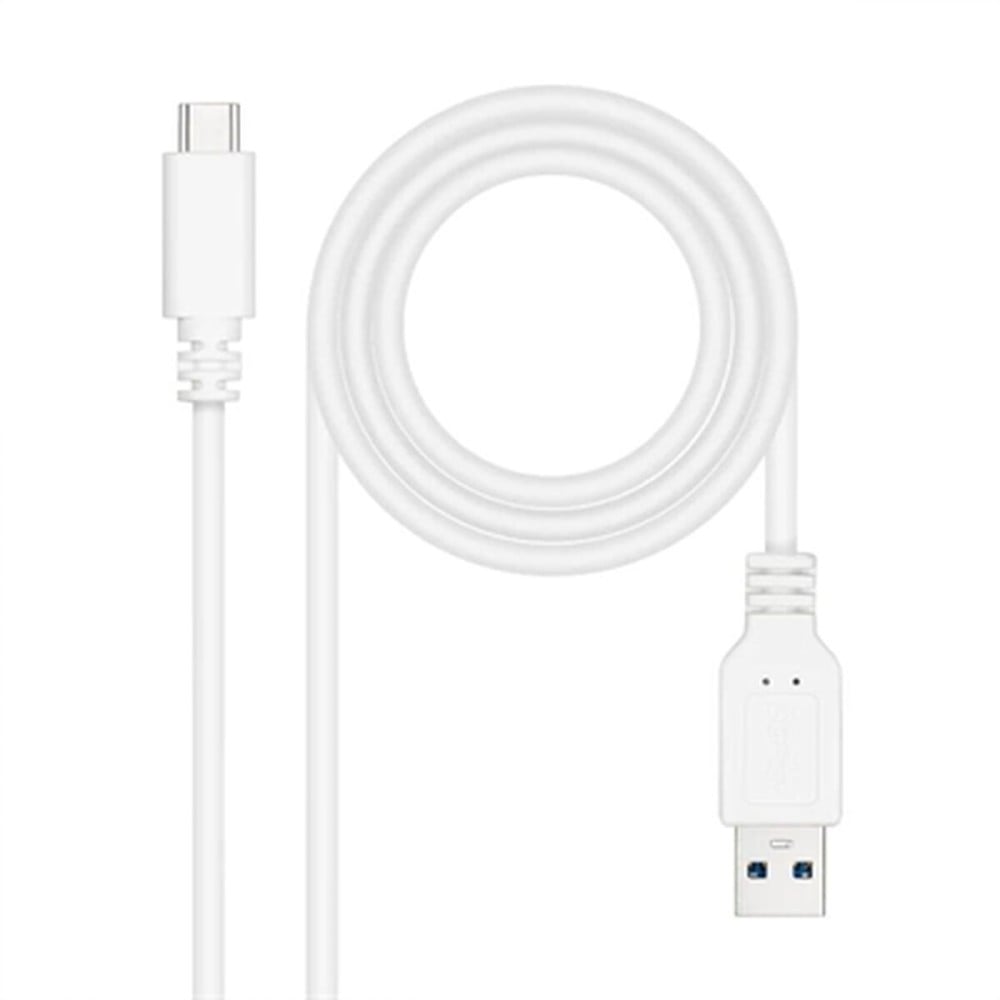 Câble USB-C vers USB NANOCABLE 10.01.4002-W Blanc 2 m