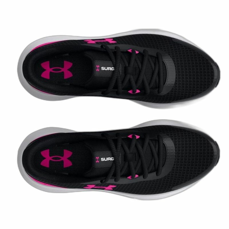 Laufschuhe für Erwachsene Under Armour Surge 3 Schwarz