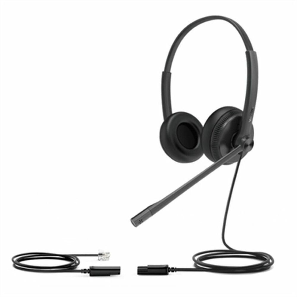 Headphones with Microphone Yealink YHS34 LITE DUAL Black