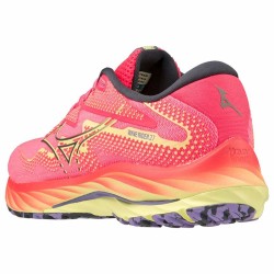 Chaussures de Running pour Adultes Mizuno Wave Rider 27 Rose