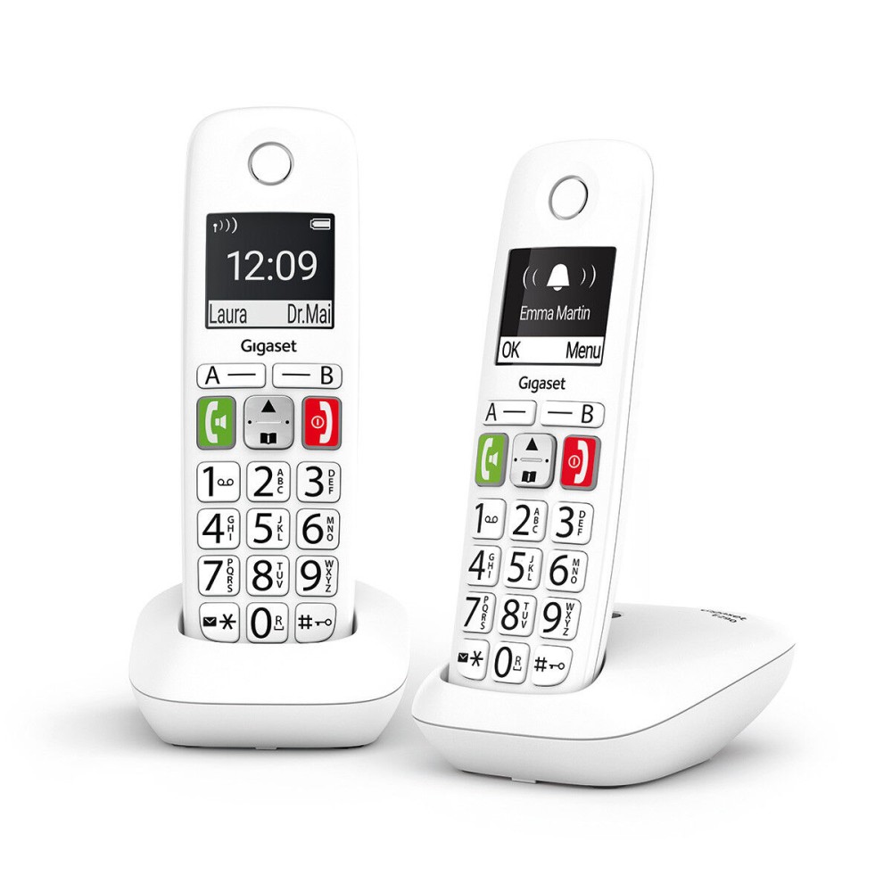 Wireless Phone Gigaset E290 Duo White  