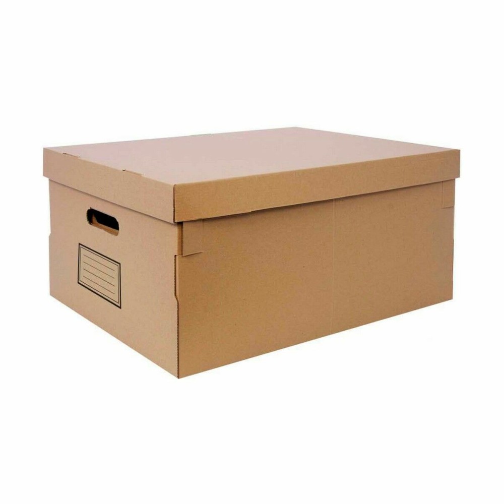 Storage Box with Lid Confortime Cardboard 45 x 35 x 20 cm (6 Units)