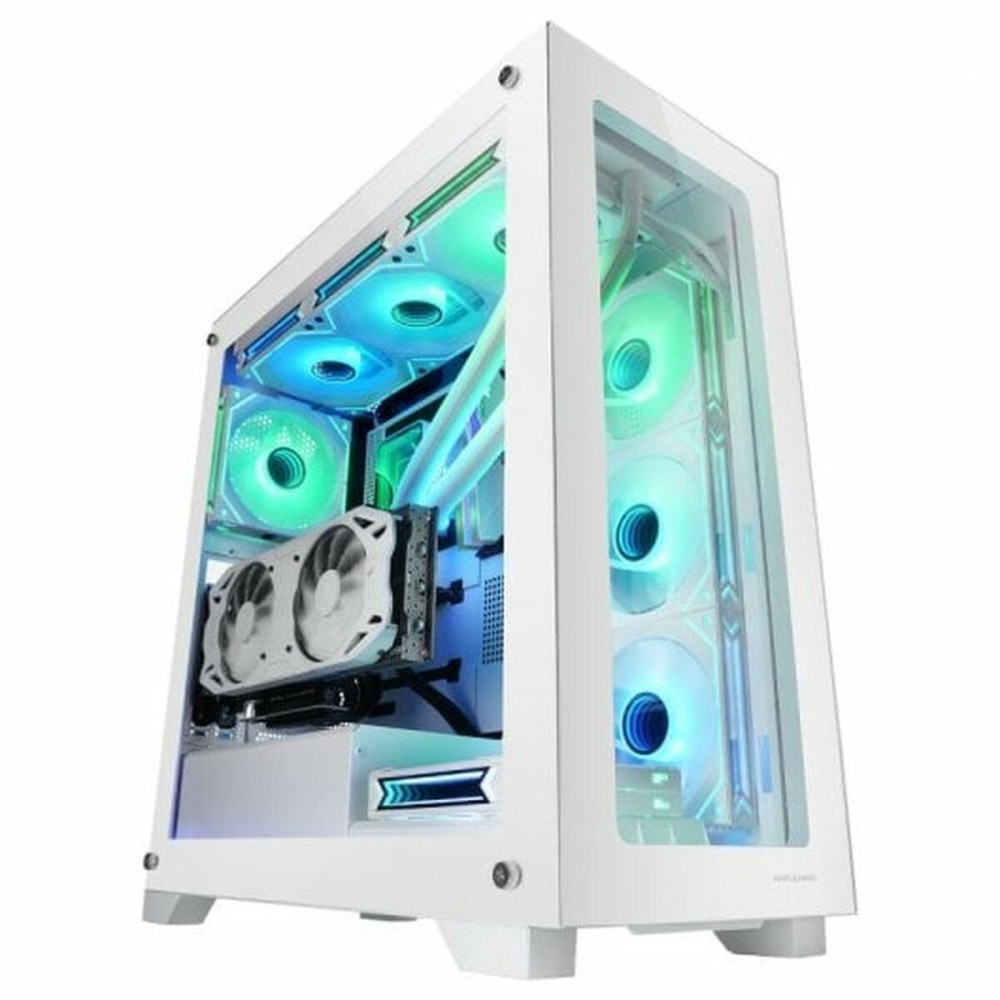 Boîtier ATX semi-tour Mars Gaming MCXPW Blanc