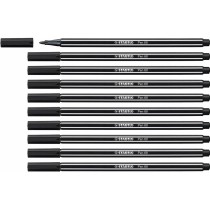 Feutres Stabilo Pen 68 Noir (10 Pièces)